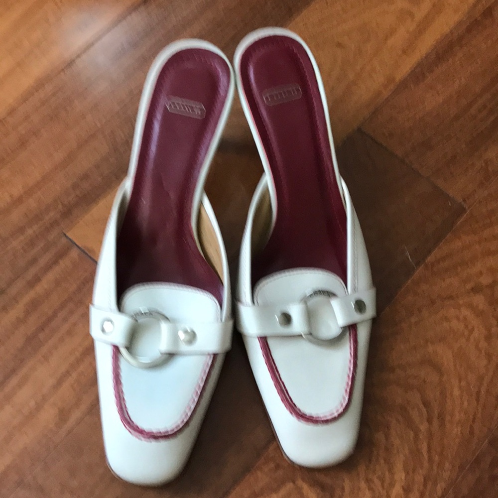 Coach slip on heels